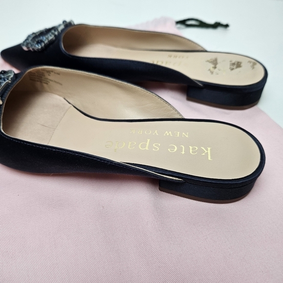 Kate spade flats blue buckle up - Picture 2 of 15